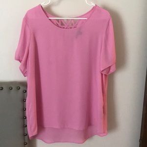 Pink blouse
